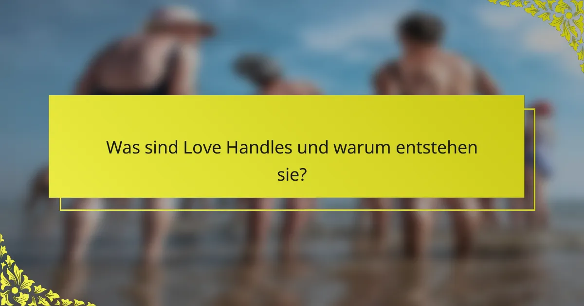 Was sind Love Handles und warum entstehen sie?